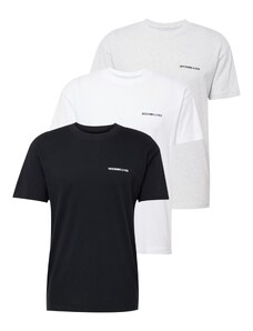 Abercrombie & Fitch T-Krekls raibi pelēks / melns / balts