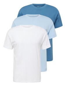 Abercrombie & Fitch T-Krekls 'ESSENTIAL' debeszils / degvielas krāsas / balts