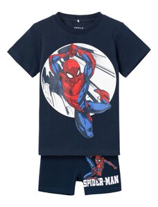 NAME IT Pidžama 'Now Spiderman' zils / tumši zils / sarkans / balts