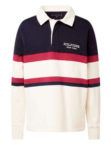 TOMMY HILFIGER Sportisks džemperis bēšs / tumši zils / sarkans