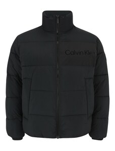 Calvin Klein Big & Tall Starpsezonu jaka melns / balts