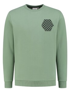 Shiwi Sportisks džemperis gaiši zaļš / melns