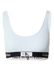 Calvin Klein Swimwear Bikini augšdaļa debeszils / melns / balts