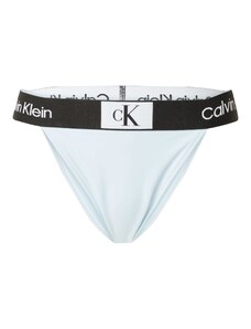 Calvin Klein Swimwear Bikini apakšdaļa debeszils / melns / balts