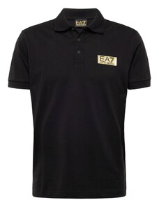EA7 Emporio Armani T-Krekls gaiši dzeltens / melns