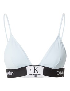 Calvin Klein Swimwear Bikini augšdaļa debeszils / melns / balts
