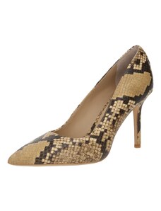 Lauren Ralph Lauren Augstpapēžu kurpes 'LINDELLA' karameļkrāsas / zelts / melns