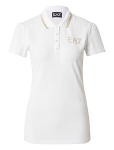 EA7 Emporio Armani T-Krekls zelts / balts