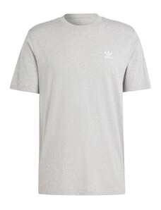 ADIDAS ORIGINALS T-Krekls 'Trefoil Essentials' gaiši pelēks / balts