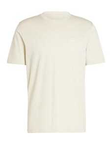 ADIDAS ORIGINALS T-Krekls 'Trefoil Essentials' gaiši bēšs / balts