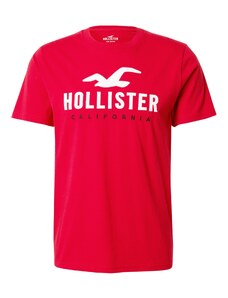 HOLLISTER T-Krekls ugunssarkans / melns / balts