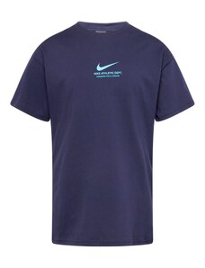 Nike Sportswear T-Krekls tumši zils / tirkīza