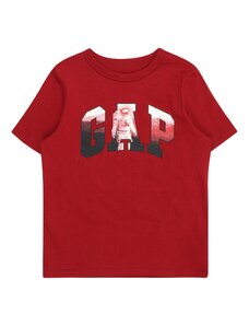 GAP T-Krekls antracīta / ķiršsarkans / gaiši sarkans / balts