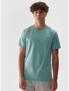 4F Vīriešu t-krekls regular ar apdruku - piparmētru