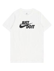 Nike Sportswear T-Krekls 'JDI SWOOSH 2' melns / balts