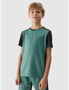 4F Zēnu ātri žūstošs sporta krekls - zaļš