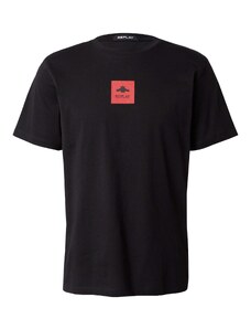 REPLAY T-Krekls sarkans / melns