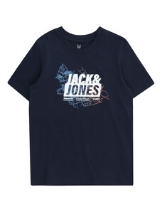 Jack & Jones Junior T-Krekls tumši zils / debeszils / rožkrāsas / balts
