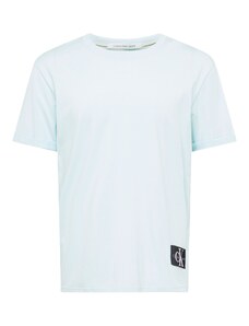 Calvin Klein Jeans T-Krekls pasteļzils / melns / gandrīz balts