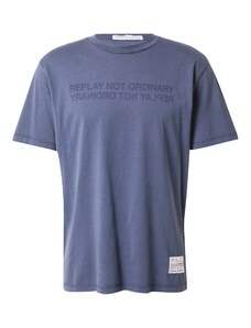 REPLAY T-Krekls tumši zils / baložzils