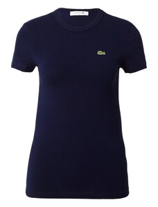 LACOSTE T-Krekls tumši zils / gaiši zaļš / balts