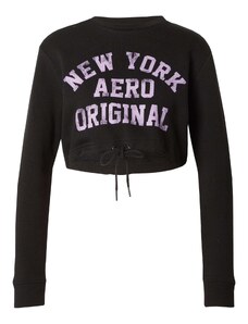AÉROPOSTALE Sportisks džemperis 'NEW YORK ORIGINAL' lillā / melns