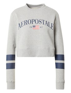 AÉROPOSTALE Sportisks džemperis 'USA' tumši zils / raibi pelēks / asinssarkans / dabīgi balts