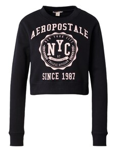 AÉROPOSTALE Sportisks džemperis gaiši rozā / melns