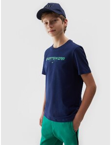 4F Zēnu t-krekls ar apdruku - tumši zils