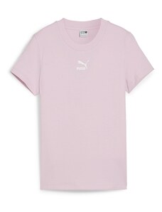 PUMA T-Krekls 'Classics' ceriņu / balts