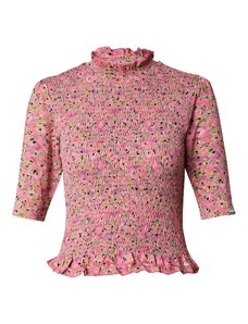 HUGO T-Krekls 'Dandelia' gaiši zaļš / lillā / rozā / melns