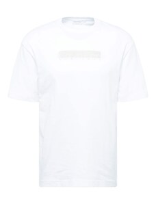 Calvin Klein T-Krekls 'NEW YORK' bēšs / balts