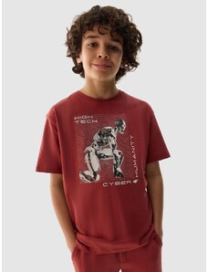 4F Zēnu t-krekls ar apdruku - sarkans