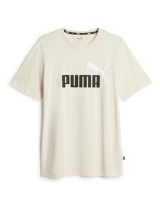 PUMA Sporta krekls 'Essentials' melns / balts / gandrīz balts