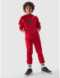 4F Jogger tipa zēnu sporta bikses - sarkanas