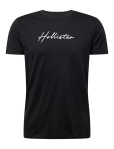 HOLLISTER T-Krekls melns / balts