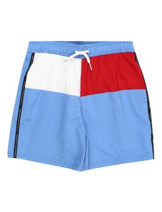 Tommy Hilfiger Underwear Peldšorti 'Flag' debeszils / sarkans / melns / balts