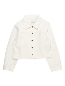 Calvin Klein Jeans Starpsezonu jaka bēšs / pelēks / balts džinsa