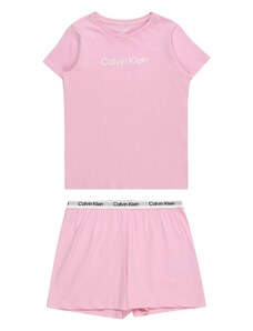 Calvin Klein Underwear Pidžama pelēks / gaiši rozā / melns / balts