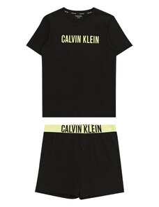 Calvin Klein Underwear Pidžama dzeltens / melns