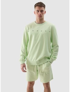 4F Vīriešu sporta džemperis bez kapuces - zaļš