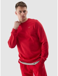 4F Vīriešu sporta džemperis bez kapuces - sarkans