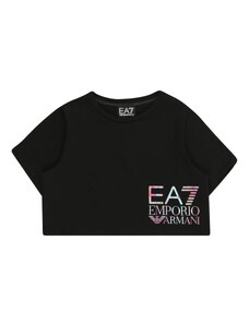 EA7 Emporio Armani T-Krekls debeszils / rozā / melns