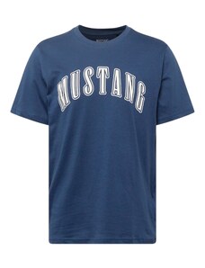 MUSTANG T-Krekls 'Austin' tumši zils / balts