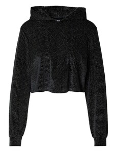 ONLY Sportisks džemperis 'BLING' sudrabpelēks / melns