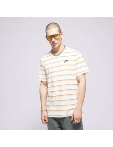 Nike T-Krekls M Nsw Tee Club Stripe Vīriešiem Apģērbi T-krekli DZ2985-100 Daudzkrāsaina