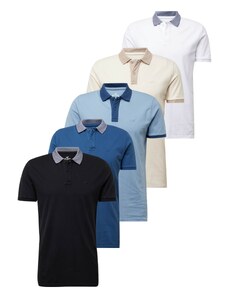 HOLLISTER T-Krekls 'WEBEX' ziloņkaula krāsas / safīra / debeszils / melns / balts