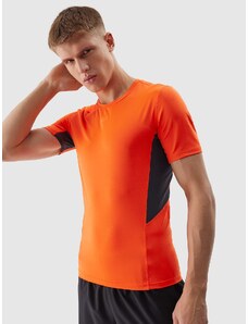 4F Vīriešu treniņu krekls slim no pārstrādātiem materiāliem - oranža