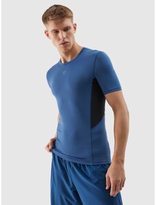4F Vīriešu treniņu krekls slim no pārstrādātiem materiāliem - tumši zils