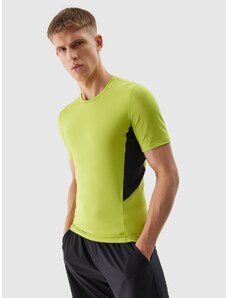 4F Vīriešu treniņu krekls slim no pārstrādātiem materiāliem - sulīgi zaļš